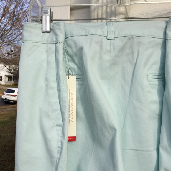 NWT Talbots Pretty Aqua Blue "Weekend Chino" - Picture 5 of 7